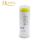 100pcs/lot Micro Brushes Eyelash Extension Make Up Eye Lash Glue Brushes Disposable Applicators Sticks Quewel Makeup Tools