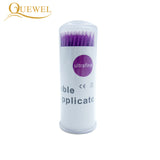 100pcs/lot Micro Brushes Eyelash Extension Make Up Eye Lash Glue Brushes Disposable Applicators Sticks Quewel Makeup Tools