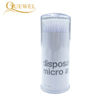 100pcs/lot Micro Brushes Eyelash Extension Make Up Eye Lash Glue Brushes Disposable Applicators Sticks Quewel Makeup Tools