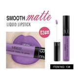 VIBELY Matte Sexy Liquid Lip Gloss Matte Lipsick Long Lasting Waterproof Cosmetic Beauty Makeup Keep 24 Hours Lipgloss