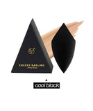 CHERRY DARLING Definer Beauty Makeup Blending Sponge - Black - Soft Cosmetic Applicator for Cream Liquid Foundation & Powders