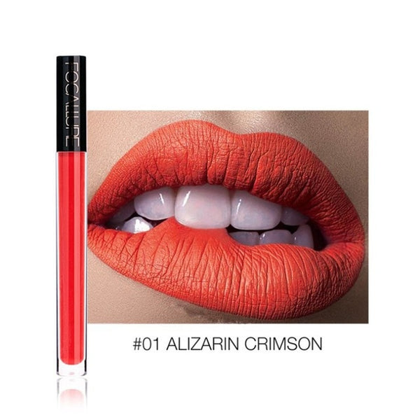 Compact Size Matte Lip Gloss Lipstick Long Lasting Sexy Women Fashionable Lip Makeup Lipstick Cosmetic Tools