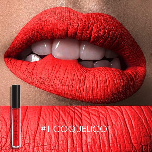 FOCALLURE 25 colors matte liquid lipstick waterproof long lasting nude velvet red matte lipstick top quality lip stick