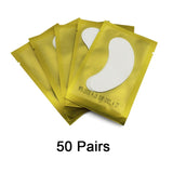 50/100 Pairs Under Eye Pads Patch Set Eyelash Extensions Pads 100% Natural Hydrogel Under Eye Gel Pads for DIY Eyelash Extension
