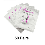 50/100 Pairs Under Eye Pads Patch Set Eyelash Extensions Pads 100% Natural Hydrogel Under Eye Gel Pads for DIY Eyelash Extension