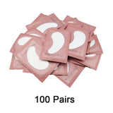 50/100 Pairs Under Eye Pads Patch Set Eyelash Extensions Pads 100% Natural Hydrogel Under Eye Gel Pads for DIY Eyelash Extension
