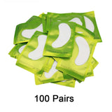 50/100 Pairs Under Eye Pads Patch Set Eyelash Extensions Pads 100% Natural Hydrogel Under Eye Gel Pads for DIY Eyelash Extension