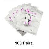 50/100 Pairs Under Eye Pads Patch Set Eyelash Extensions Pads 100% Natural Hydrogel Under Eye Gel Pads for DIY Eyelash Extension