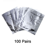 50/100 Pairs Under Eye Pads Patch Set Eyelash Extensions Pads 100% Natural Hydrogel Under Eye Gel Pads for DIY Eyelash Extension