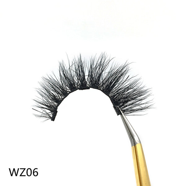 DEEP EYES New magnetic liquid eyeliner and 3d suede three magnetic false eyelash set Mink eyelashes