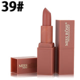 MISS ROSE Brand Matte Lip Stick Waterproof Long Lasting Velvet Sexy Red Lips Pigments Makeup Matte Lipstick Beauty for Lip Stick