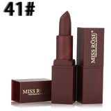 MISS ROSE Brand Matte Lip Stick Waterproof Long Lasting Velvet Sexy Red Lips Pigments Makeup Matte Lipstick Beauty for Lip Stick