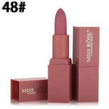 MISS ROSE Brand Matte Lip Stick Waterproof Long Lasting Velvet Sexy Red Lips Pigments Makeup Matte Lipstick Beauty for Lip Stick