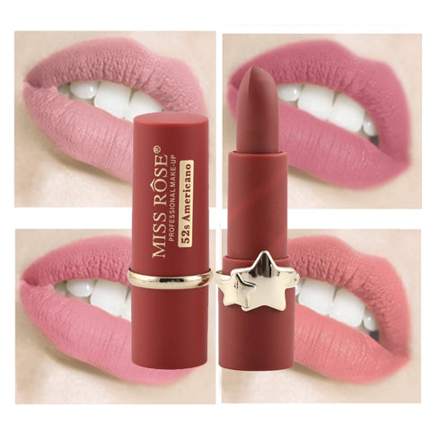 Miss Rose Matte Lipstick Nude Makeup Long Lasting Matt Lip Stick Waterproof Lipsticks maquiagem for Lip Batom Mate