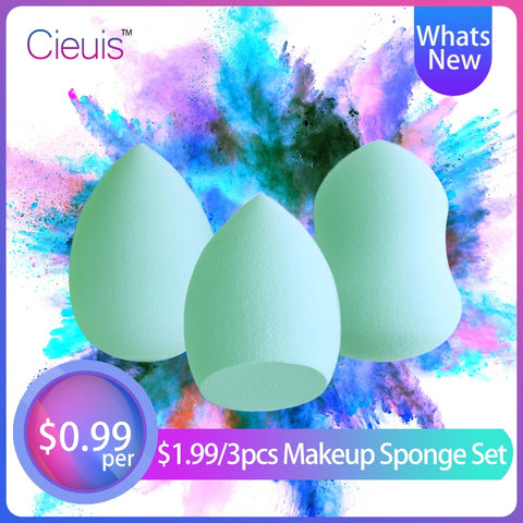 3pc Makeup Sponge Water Drop Gourd Make up Puff Cosmetics Puff Blender Set Puf Hydrophilic Powder Foundation Sponge for Face New