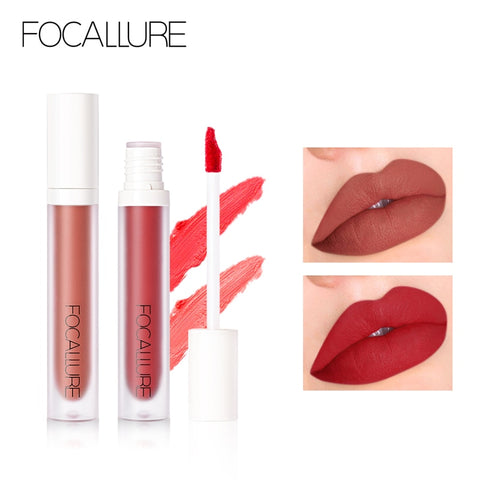 FOCALLURE New Arrival Red Velvet matte liquid lipstick waterproof long lasting 9 colors lipsticks Matt lip stick