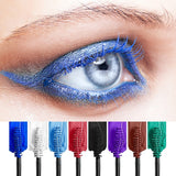 9 Color Blue Mascara Waterproof Curling Lengthening Eyelashes Makeup Colorful Pigment Exaggerate Black Eyes Make up Mascara