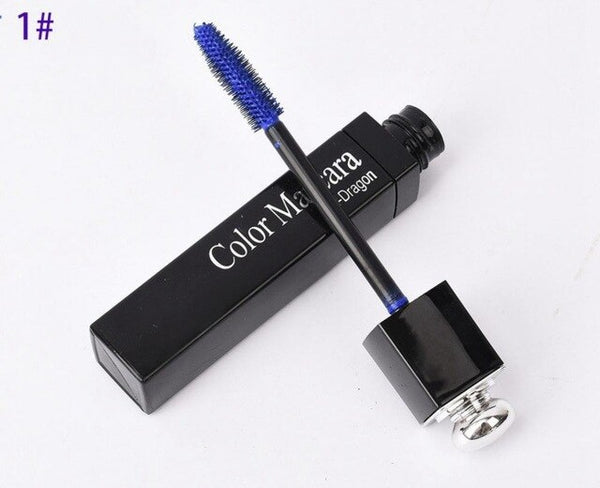 9 Color Blue Mascara Waterproof Curling Lengthening Eyelashes Makeup Colorful Pigment Exaggerate Black Eyes Make up Mascara