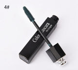 9 Color Blue Mascara Waterproof Curling Lengthening Eyelashes Makeup Colorful Pigment Exaggerate Black Eyes Make up Mascara
