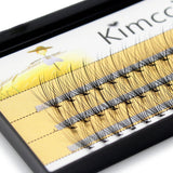 Kimcci 0.10C Natural Makeup False Eyelashes Extension 3D Russian Volume Faux Eyelashes Individual Mink Eye Lashes Makeup Cilios