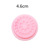 False Eyelashes Extension Glue Holder Fake Eye Lashes Extension Pallet Pads Plastic Gasket For Eyelash Extensions Flower shape