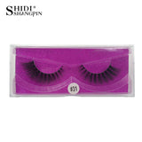 SHIDISHANGPIN 1 pair 3d mink eyelashes makeup natural long false lashes fluffy mink fake eyelashes volume eye lashes extension