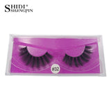 SHIDISHANGPIN 1 pair 3d mink eyelashes makeup natural long false lashes fluffy mink fake eyelashes volume eye lashes extension