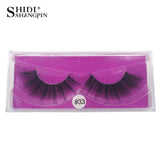 SHIDISHANGPIN 1 pair 3d mink eyelashes makeup natural long false lashes fluffy mink fake eyelashes volume eye lashes extension