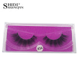 SHIDISHANGPIN 1 pair 3d mink eyelashes makeup natural long false lashes fluffy mink fake eyelashes volume eye lashes extension