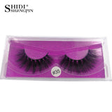 SHIDISHANGPIN 1 pair 3d mink eyelashes makeup natural long false lashes fluffy mink fake eyelashes volume eye lashes extension