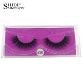 SHIDISHANGPIN 1 pair 3d mink eyelashes makeup natural long false lashes fluffy mink fake eyelashes volume eye lashes extension