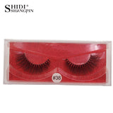 SHIDISHANGPIN 1 pair 3d mink eyelashes makeup natural long false lashes fluffy mink fake eyelashes volume eye lashes extension