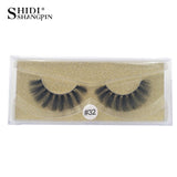 SHIDISHANGPIN 1 pair 3d mink eyelashes makeup natural long false lashes fluffy mink fake eyelashes volume eye lashes extension