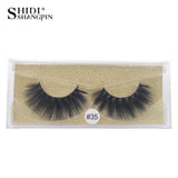 SHIDISHANGPIN 1 pair 3d mink eyelashes makeup natural long false lashes fluffy mink fake eyelashes volume eye lashes extension