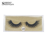 SHIDISHANGPIN 1 pair 3d mink eyelashes makeup natural long false lashes fluffy mink fake eyelashes volume eye lashes extension