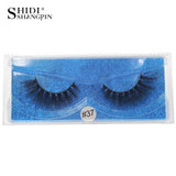 SHIDISHANGPIN 1 pair 3d mink eyelashes makeup natural long false lashes fluffy mink fake eyelashes volume eye lashes extension