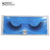 SHIDISHANGPIN 1 pair 3d mink eyelashes makeup natural long false lashes fluffy mink fake eyelashes volume eye lashes extension