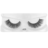 SHIDISHANGPIN 1 pair 3d mink eyelashes makeup natural long false lashes fluffy mink fake eyelashes volume eye lashes extension