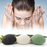 1PC 3Colors Round Shape Konjac Sponge Cosmetic Puff Face Cleaning Sponge Natural Konjac Facial Cleanser Tool Wash Flutter TSLM1
