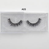 Eyelashes 3D Real Mink Eyelashes Natural Long False Eyelashes 100% Hand Made False Lashes Eye Extension cilios Long lasting