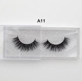 Eyelashes 3D Real Mink Eyelashes Natural Long False Eyelashes 100% Hand Made False Lashes Eye Extension cilios Long lasting