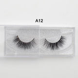 Eyelashes 3D Real Mink Eyelashes Natural Long False Eyelashes 100% Hand Made False Lashes Eye Extension cilios Long lasting