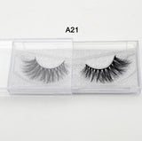 Eyelashes 3D Real Mink Eyelashes Natural Long False Eyelashes 100% Hand Made False Lashes Eye Extension cilios Long lasting