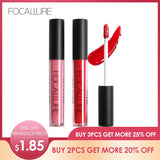 FOCALLURE 25 colors matte liquid lipstick waterproof long lasting nude velvet red matte lipstick top quality lip stick