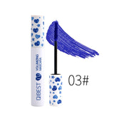 1Pcs QIBEST 7 Colors mascara red blue yellow purple cream Thick curling lengthening eyelash extension waterproof 4D mascara