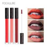 FOCALLURE matte liquid lipstick waterproof long lasting lips cosmetics nude shades 14 colors women lipstick  lip makeup