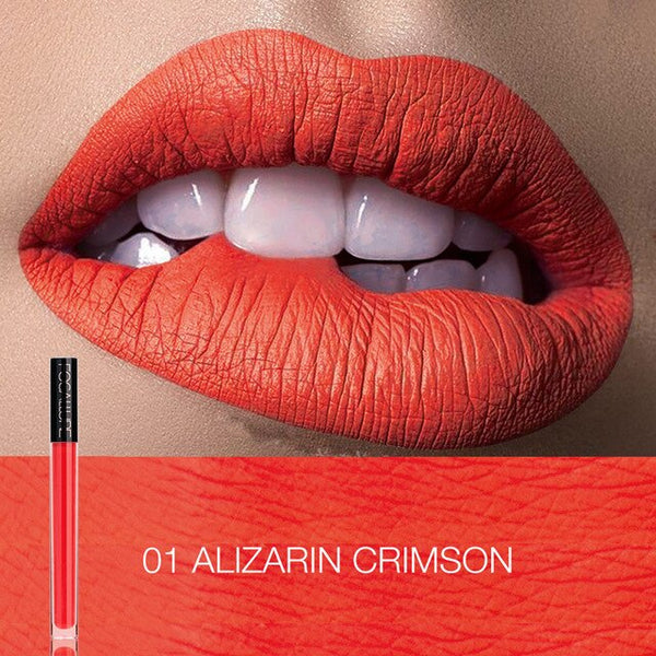 FOCALLURE matte liquid lipstick waterproof long lasting lips cosmetics nude shades 14 colors women lipstick  lip makeup