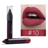 Brand Cosmetics Lipstick Matte Long Lasting Velvet Lipstick To Increase The lips Professional Waterproof Makeup 12 colors