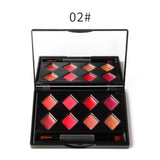 NICE FACE 8Color Sexy Beauty Make Up Matte Lipsticks Moisturizer Lip Gloss Cosmetic Set Waterproof Long Lasting Lipgloss Palett