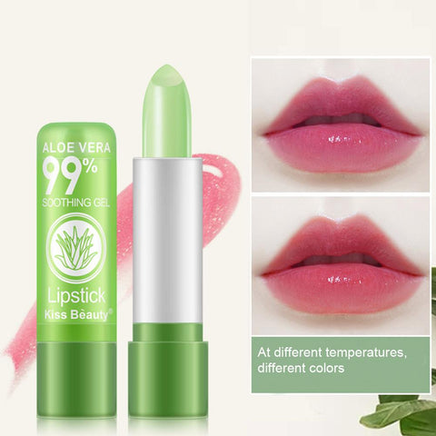 Kissbeauty Aloe Vera Color Changes Lip Cream Moisturizing Long Lasting Lipstick